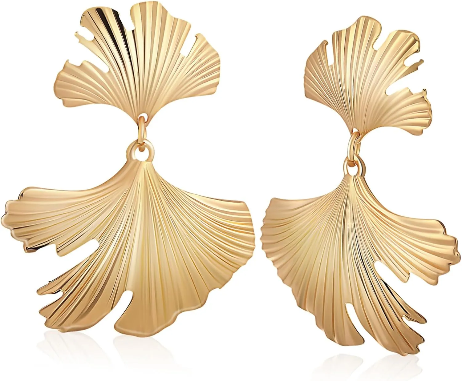 1 Pair Leaf Shaped Dangle Earrings Elegant Nature Inspired Jewelry for Lightweight Minimalist Occasions Versatile Style Enhancing Your Look