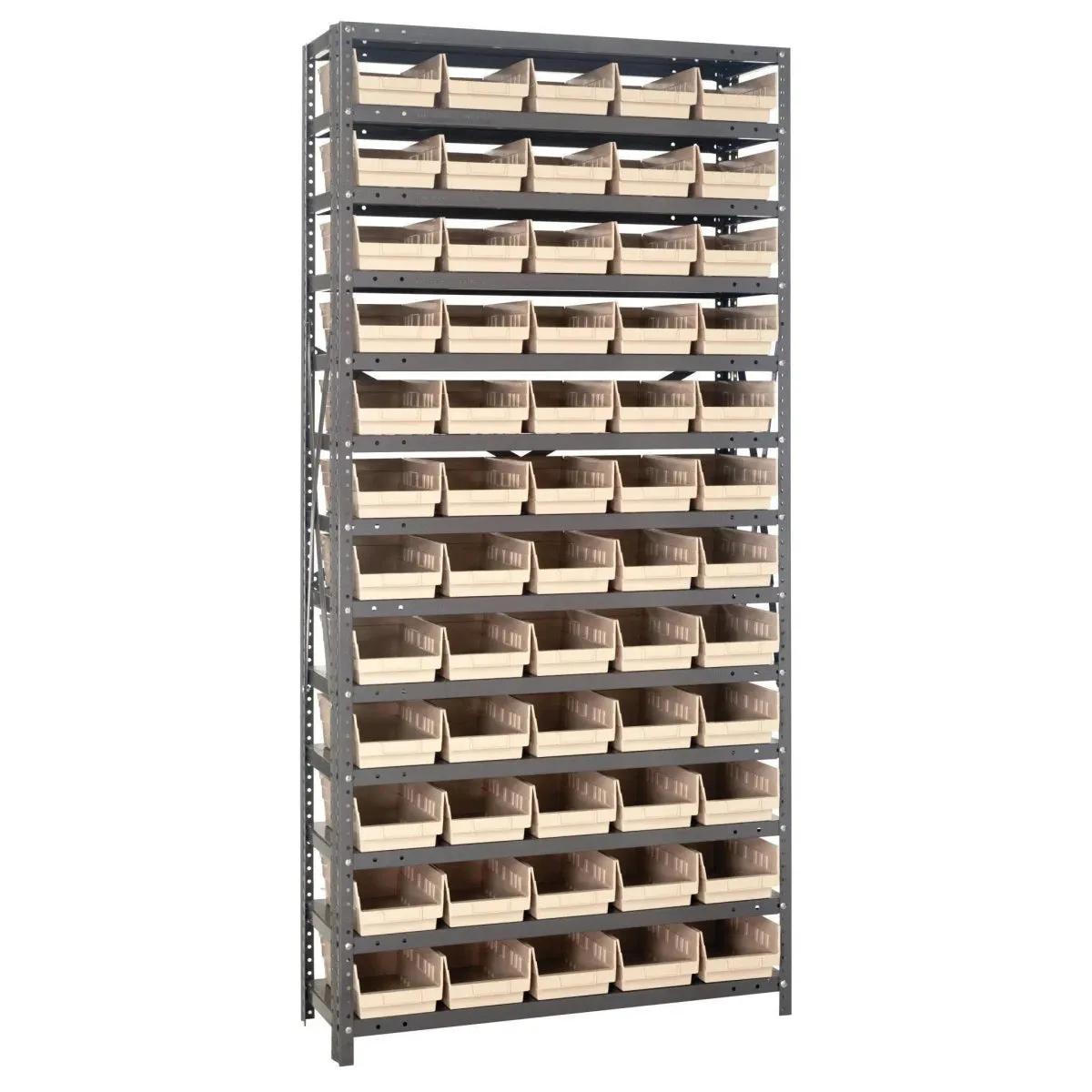 1875-104 | 18" x 36" x 75" Shelving Unit with 60 Bins