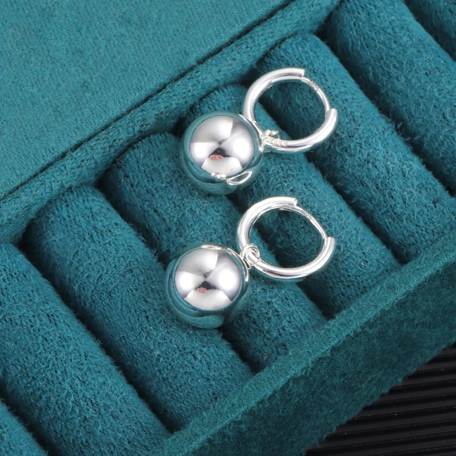 925 Sterling Silver Ball Drop Dangle Earrings Hypoallergenic Ball Drop Earrings for Women Fashion Jewelry