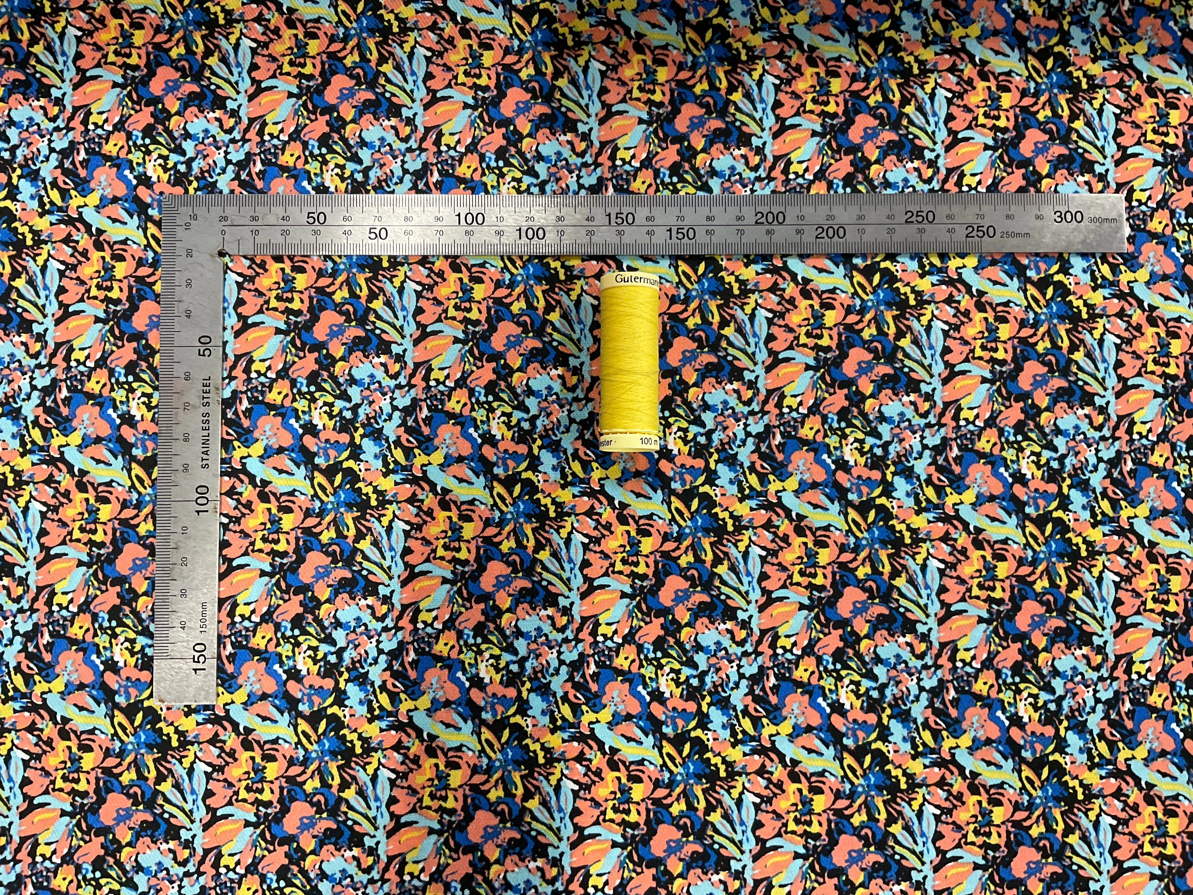 Abstract Floral Fabric