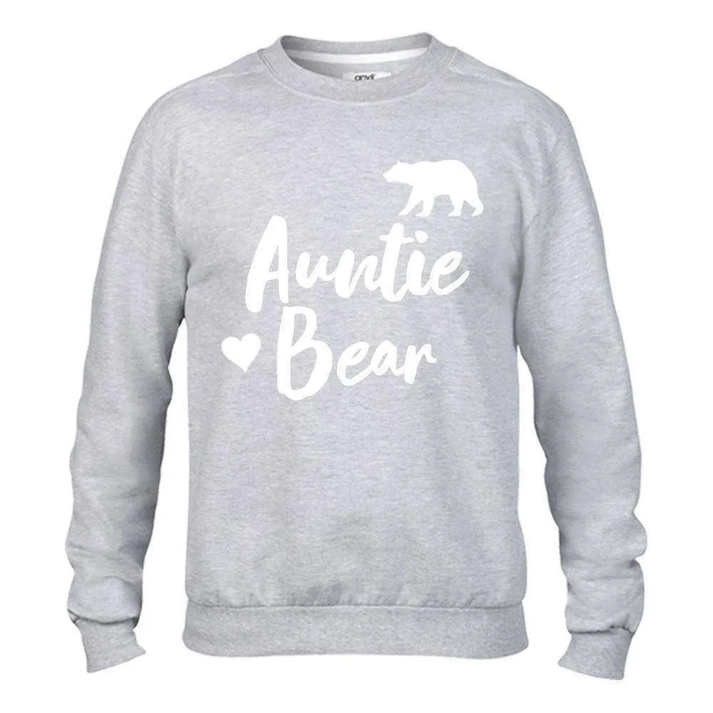 Auntie Bear & Little Bear Matching Light Grey Sweaters (MRK X)