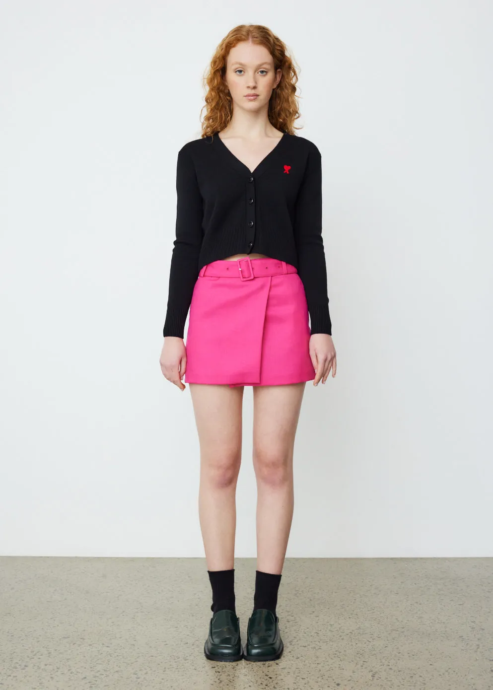 Belted Mini Skirt