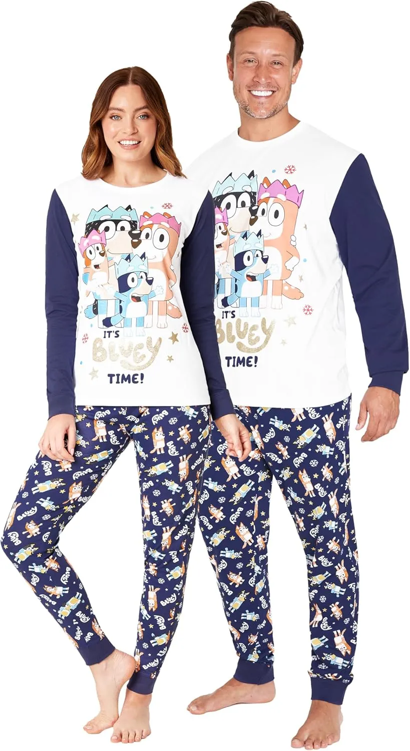 Bluey Pajamas for Family Matching PJs Lounge Set Children Men Women