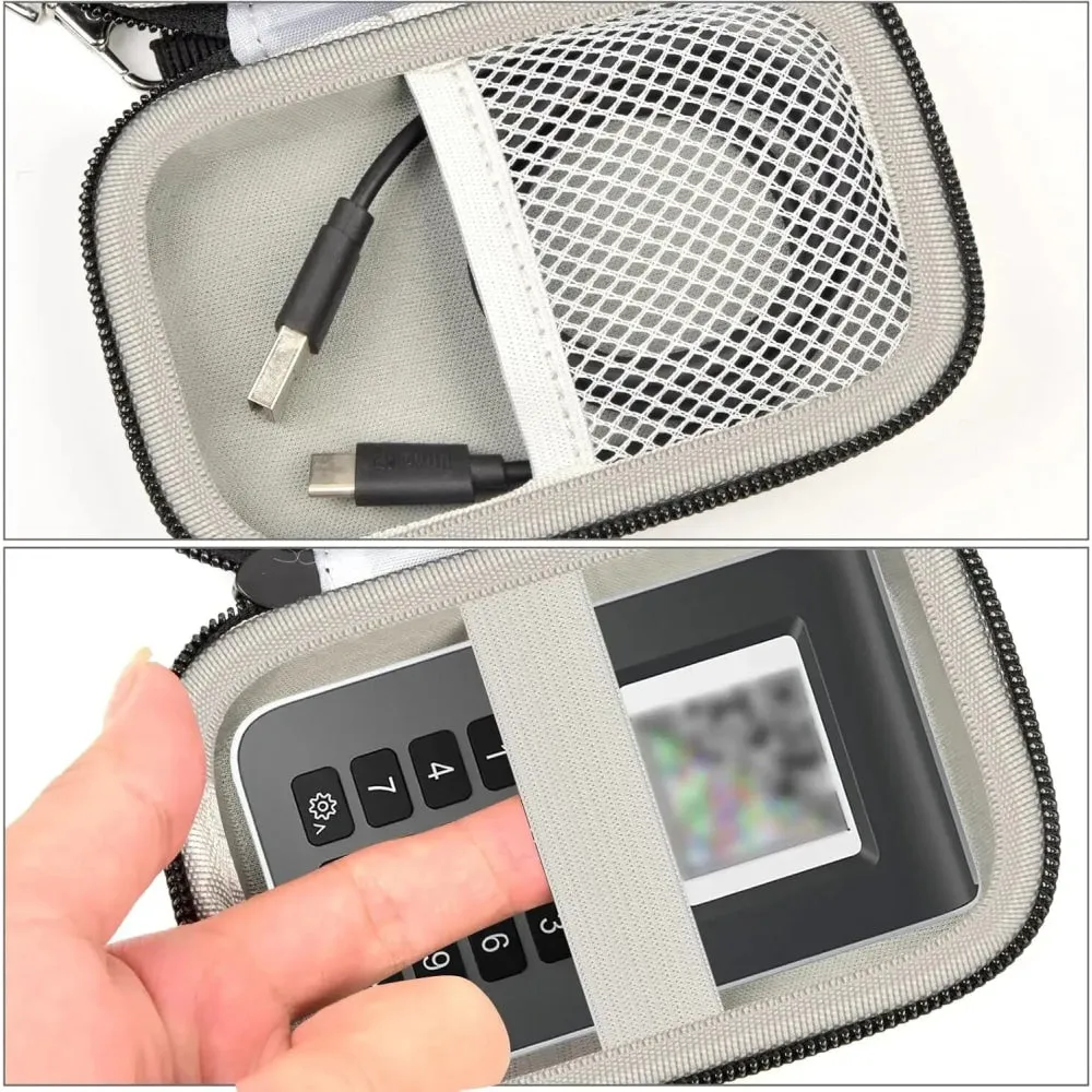 Case For Pure Sct Tanjack Photo Qr I Chip Chiptan-Tan Generator Credit Card Reader Usb Charging Cable Storage