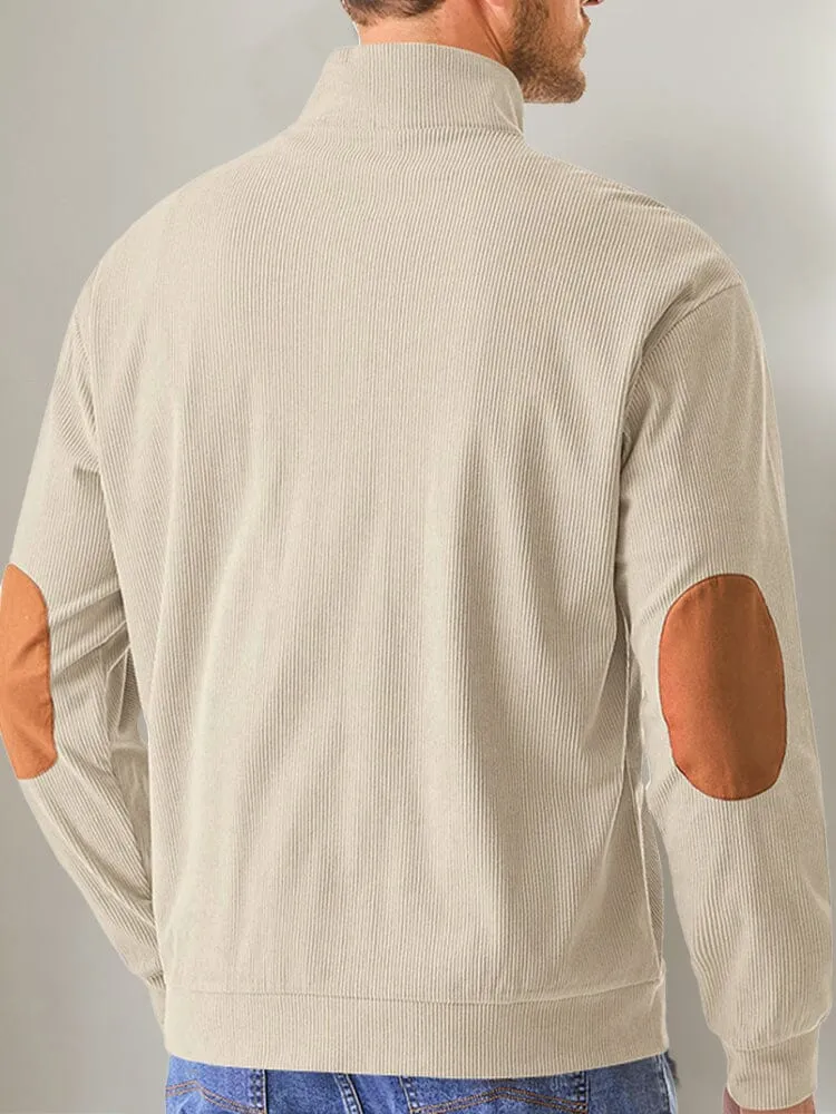 Casual Corduroy Comfort Sweatshirt