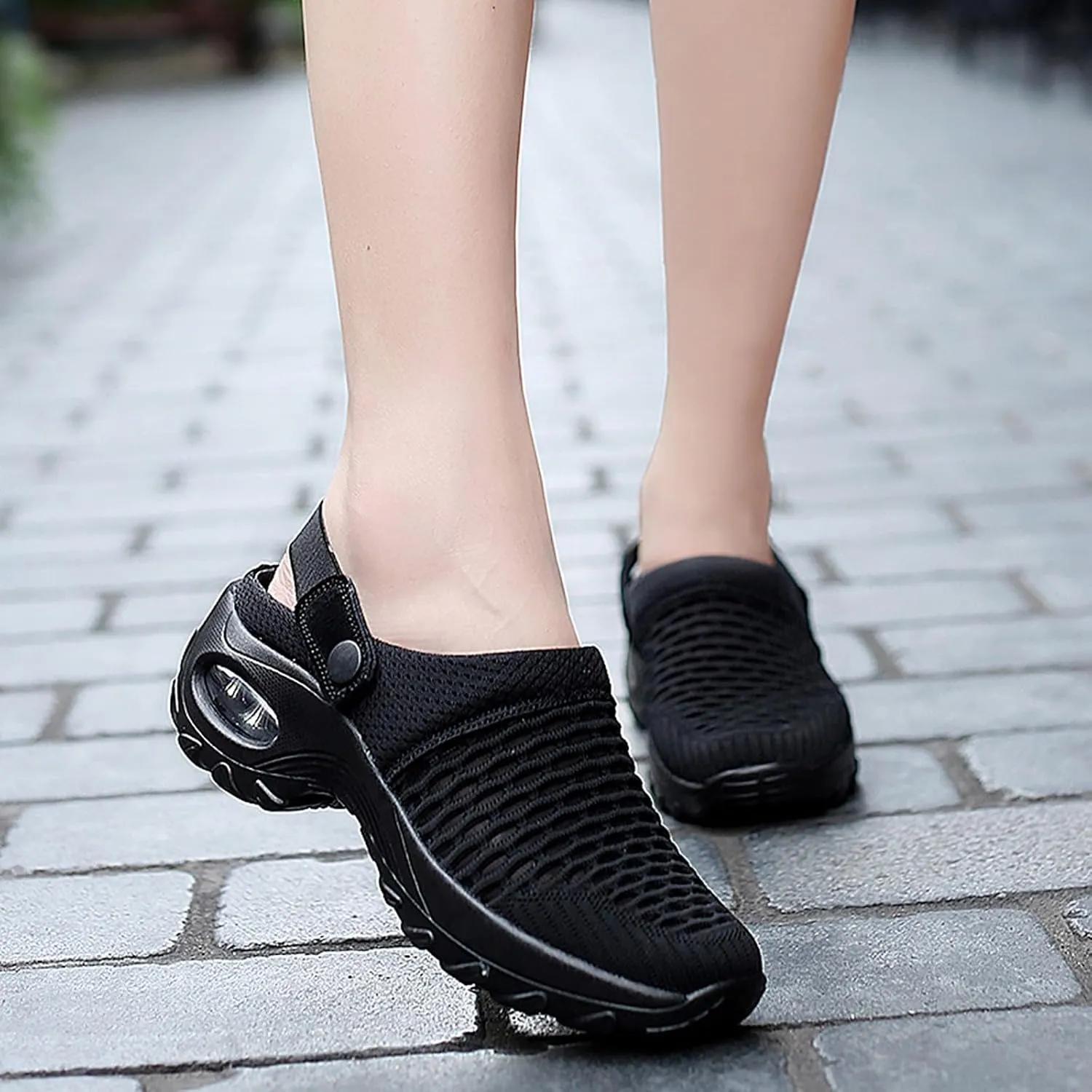 Cathalem Sandals for women 2024 Women's Orthopedic Clogs with Air Cushion Support to Reduce Back and Knee Pressure