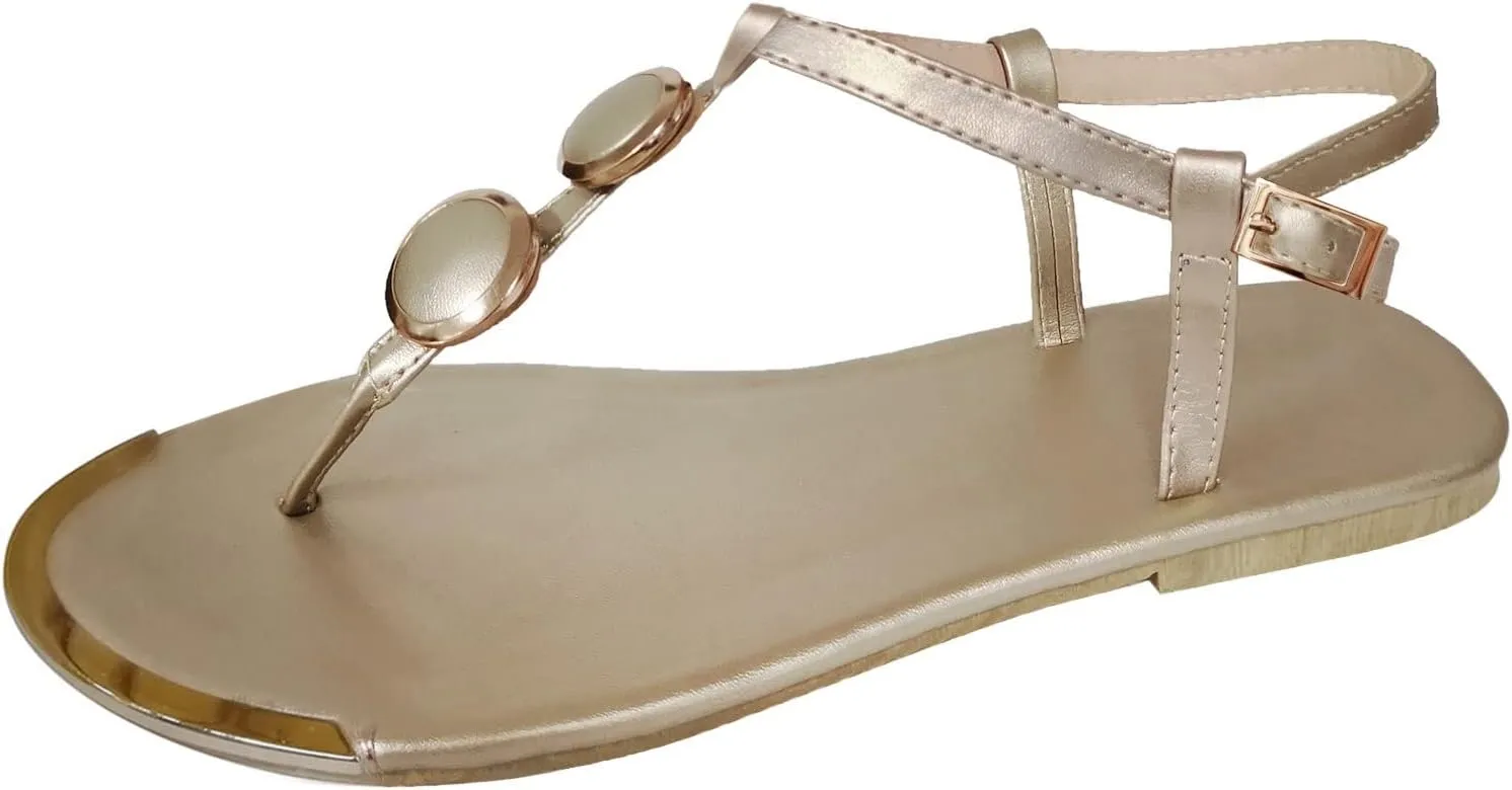 Cathalem Summer Sandals for Women 2024, Sandals Women Flat Platform Buckle Strap Open Toe Sandals