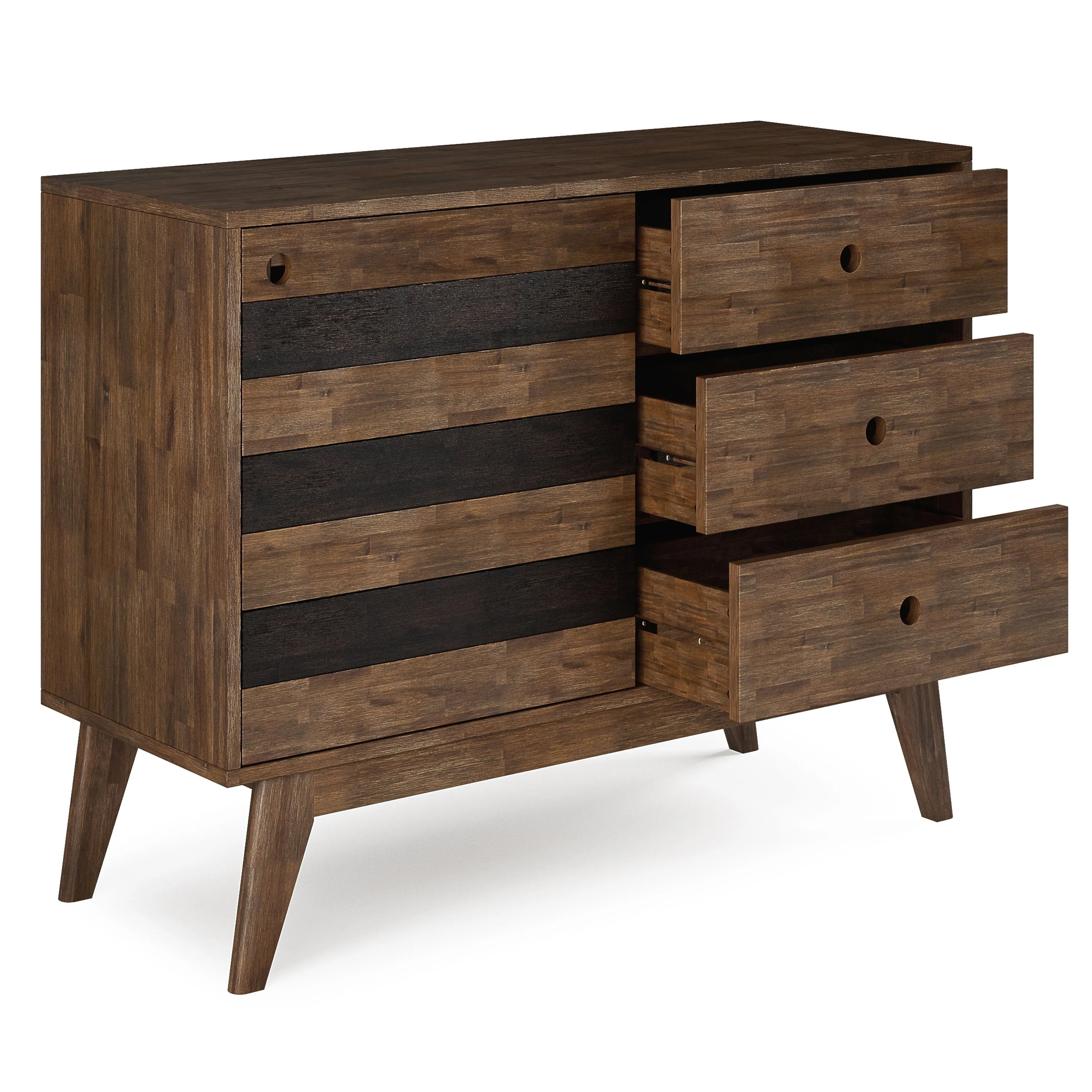 Clarkson - Medium Storage - Rustic Natural Aged Brown by Couch.com