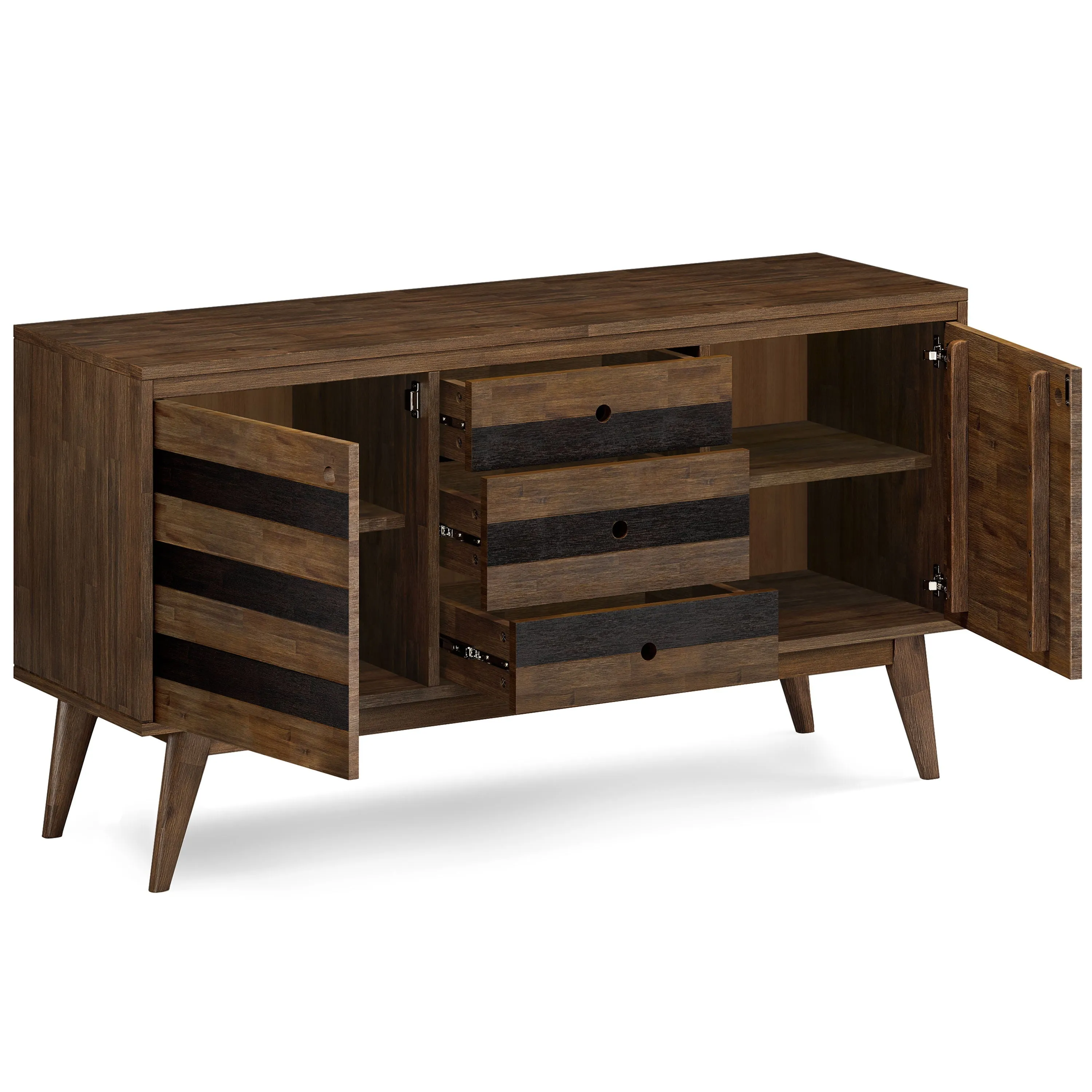 Clarkson - Sideboard Buffet - Rustic Natural Aged Brown by Couch.com