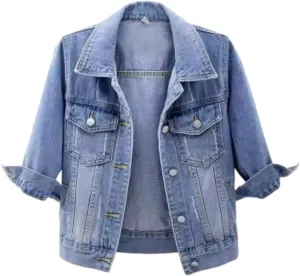 Classic- Oversized Button Up Denim Jacket