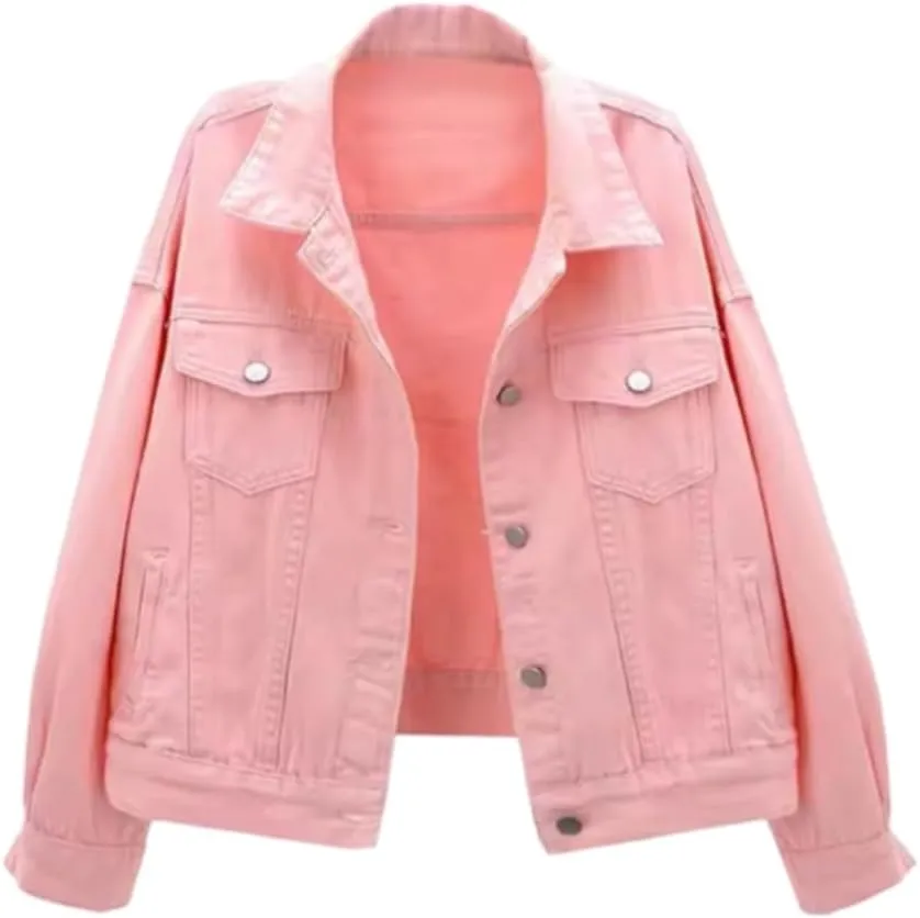 Classic- Oversized Button Up Denim Jacket