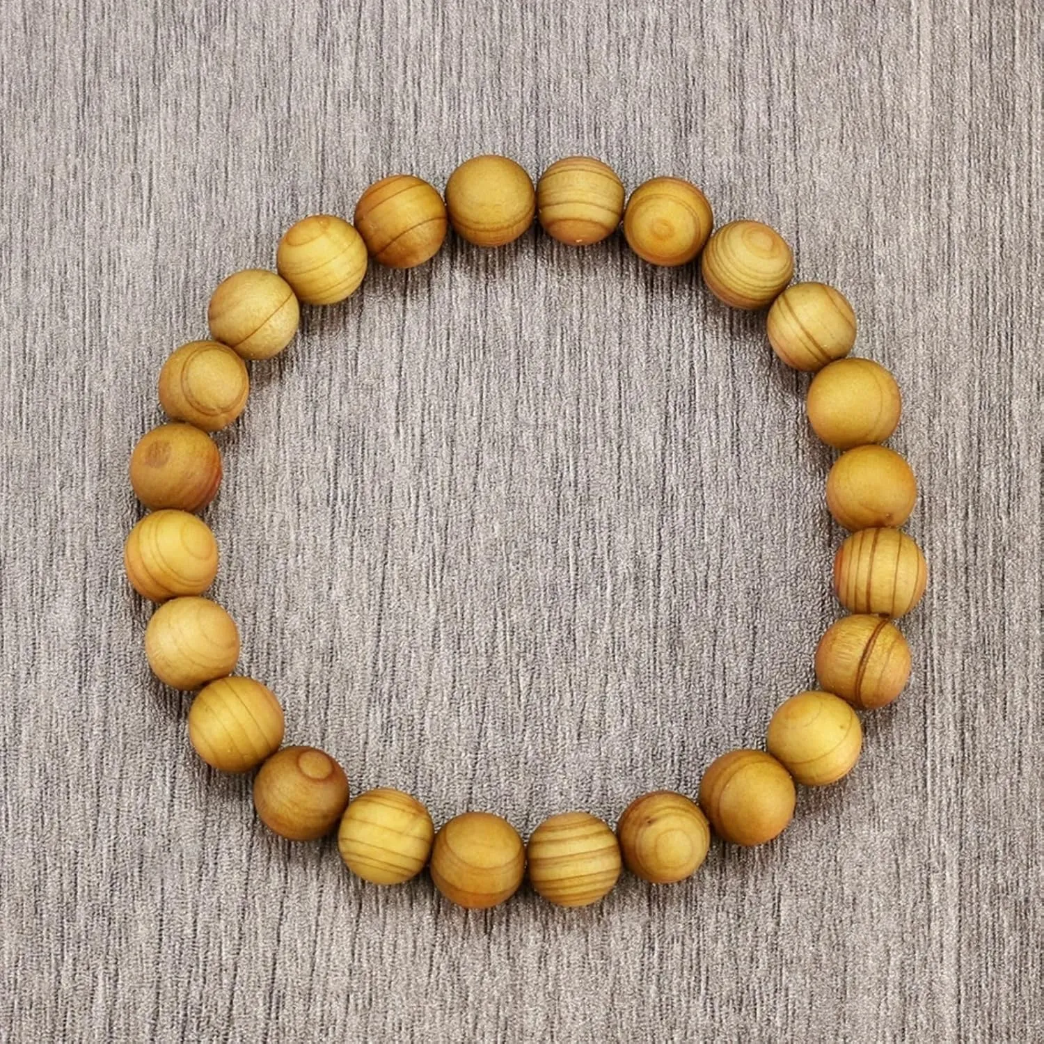 Cliff Cypress Wooden Beads Bracelets Women Men men beaded bracelet Handmade Stretch Bracelets Yoga Jewelry 6/8/10mm