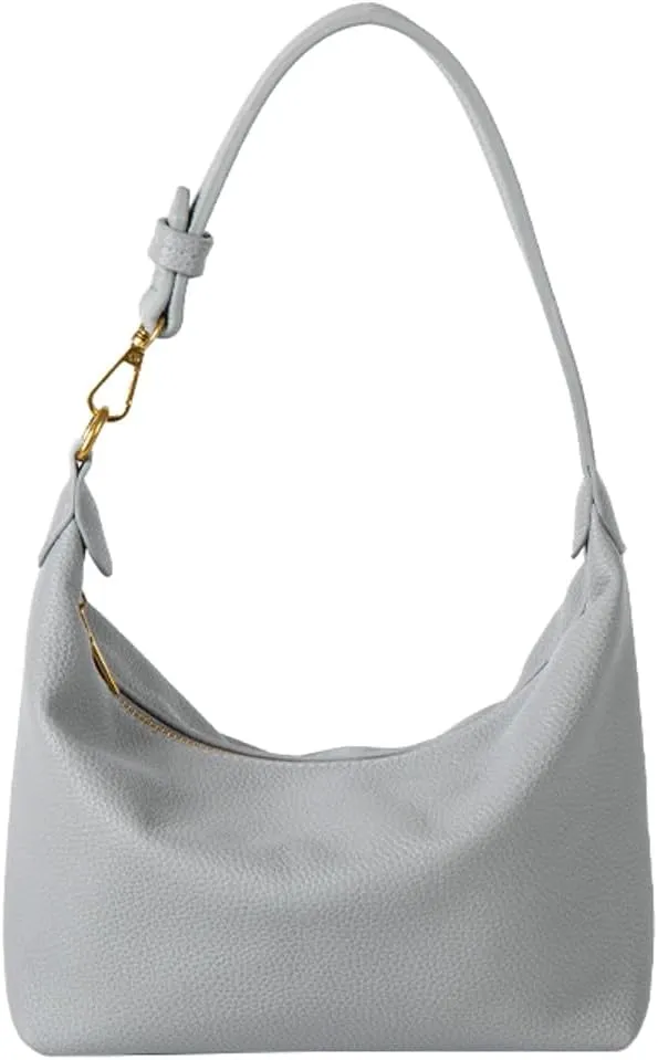 Crescent Shoulder Bag for Women Brown Leather Handbag Clutch Tote Purse Satchel Work Purses Underarm Bag 2025