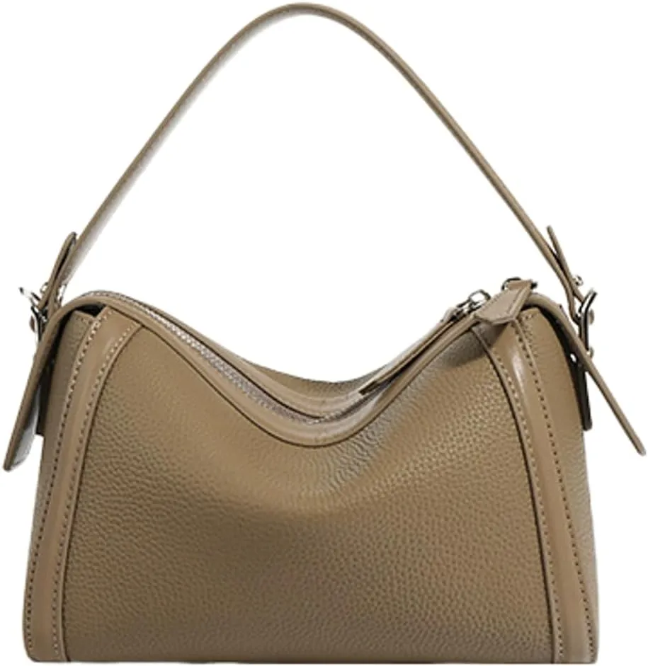 Crossbody Bag for Women Leather Tote Handbag Genuine Crossbody Purse Handbag Shoulder Bags Hobo Top-Handle Bag