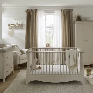 CuddleCo Clara 3 Piece Nursery Furniture Set - Cashmere/Ash