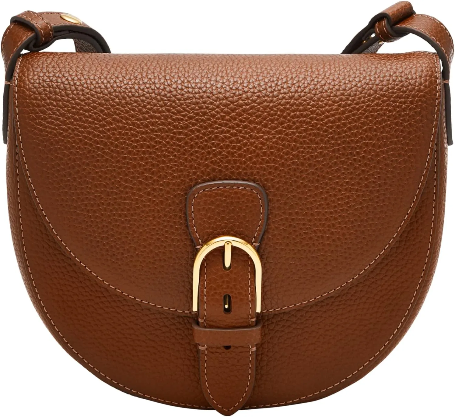 Fossil Women's Everleigh Leather Flap Crossbody Purse Handbag