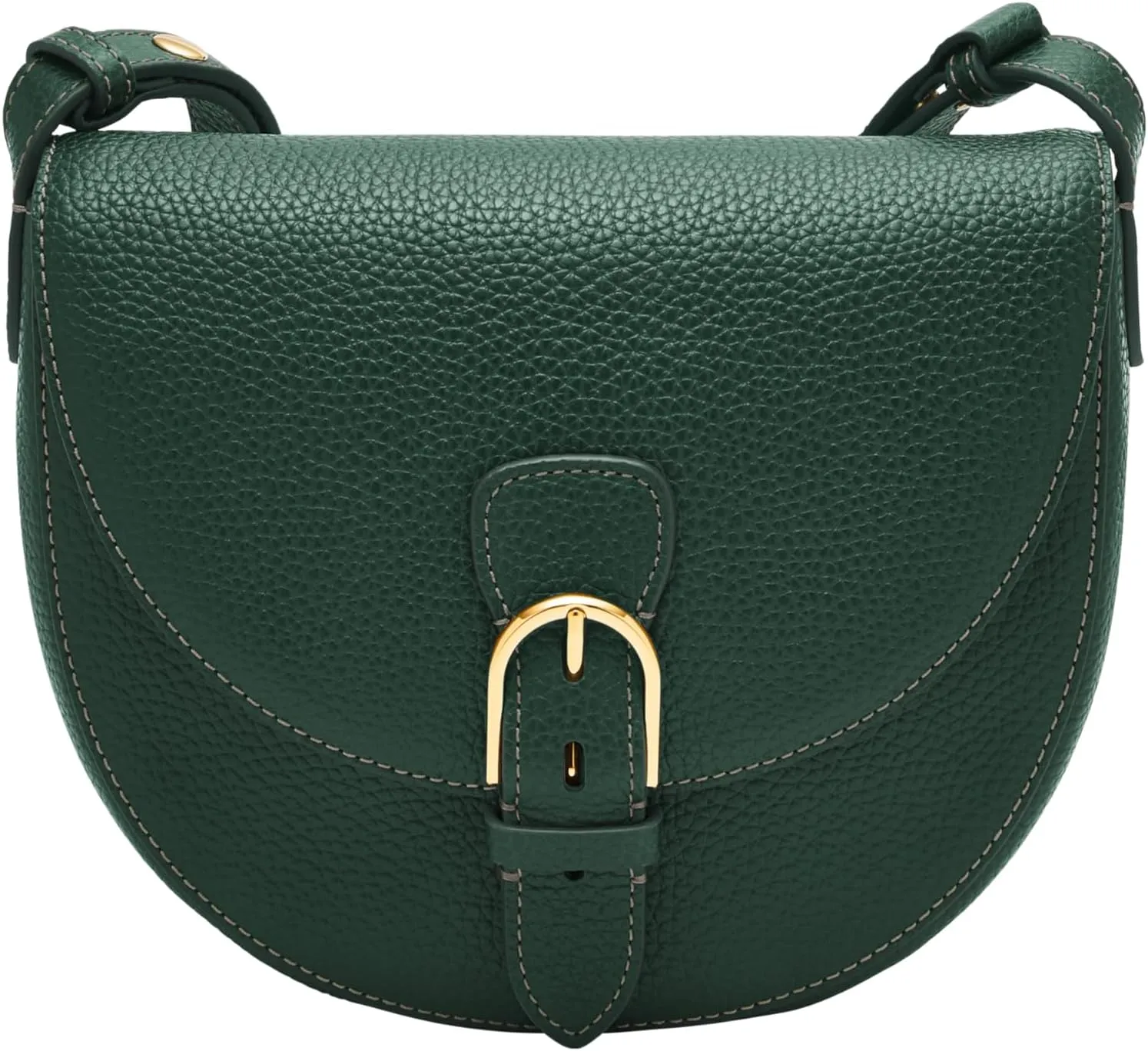 Fossil Women's Everleigh Leather Flap Crossbody Purse Handbag
