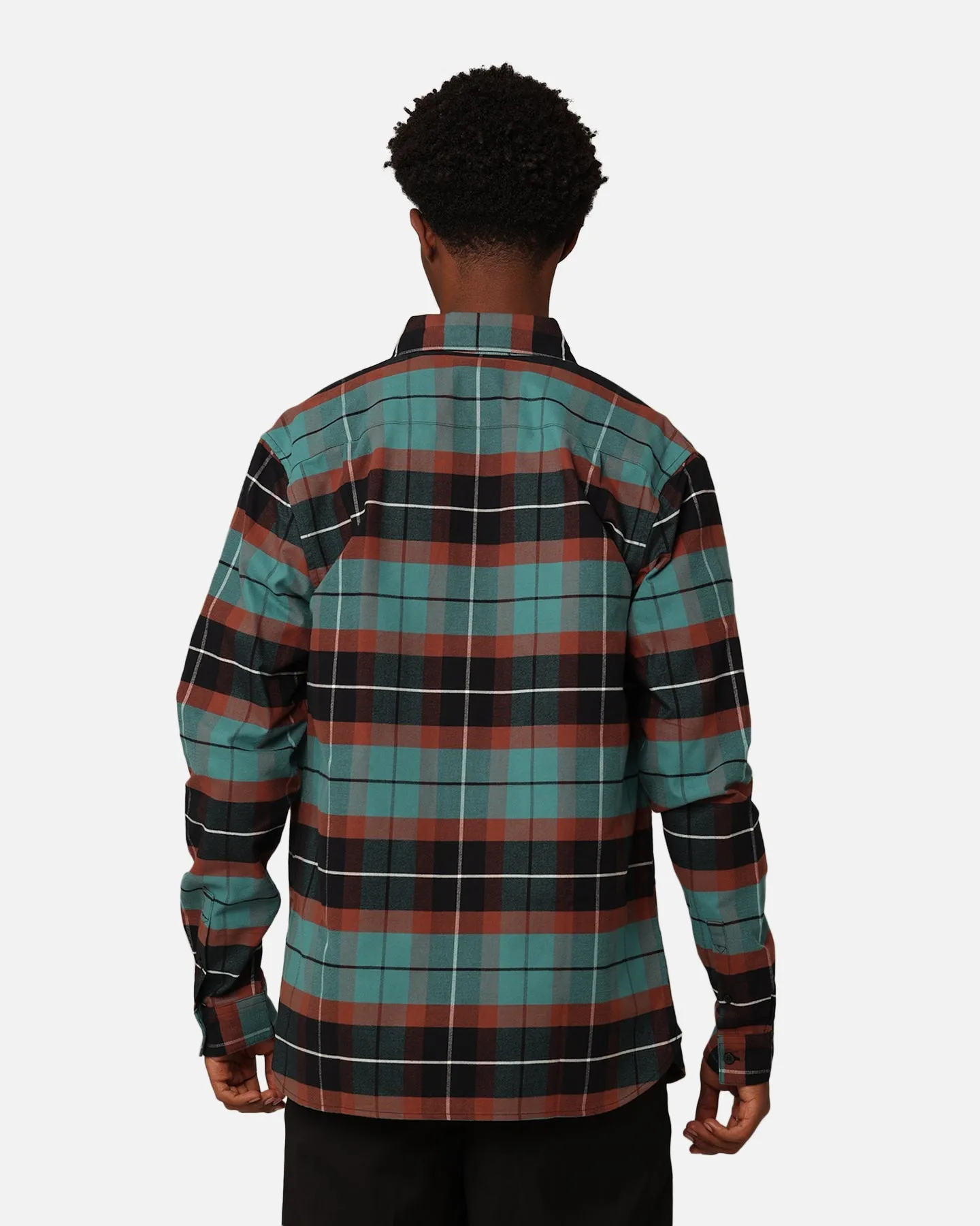 Fred Perry Brushed Tartan Shirt Deep Mint