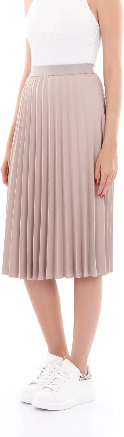 G-Line Midi Skirts for Women, Pleated Skirts for Women, High Waisted Skirt for Women, Knee Length Skirt, Women's Skirts
