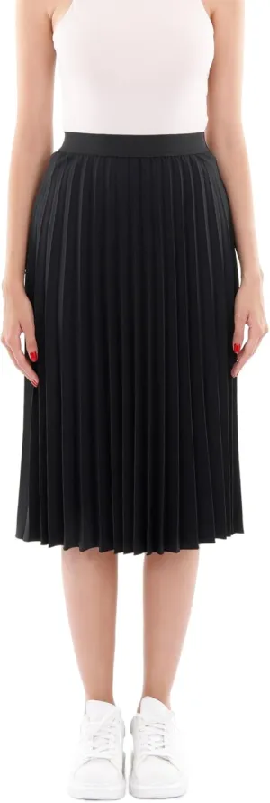 G-Line Midi Skirts for Women, Pleated Skirts for Women, High Waisted Skirt for Women, Knee Length Skirt, Women's Skirts