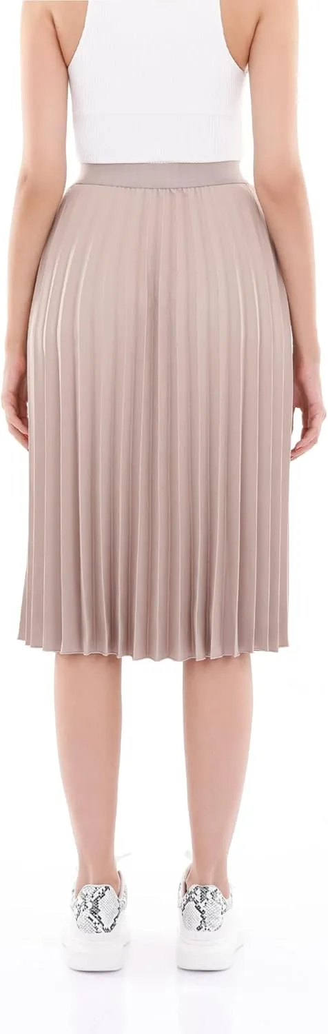 G-Line Midi Skirts for Women, Pleated Skirts for Women, High Waisted Skirt for Women, Knee Length Skirt, Women's Skirts