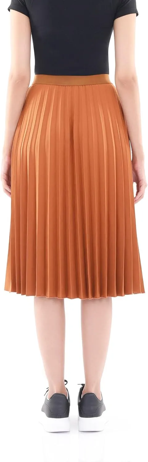 G-Line Midi Skirts for Women, Pleated Skirts for Women, High Waisted Skirt for Women, Knee Length Skirt, Women's Skirts