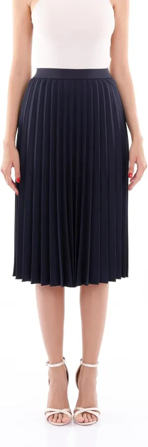 G-Line Midi Skirts for Women, Pleated Skirts for Women, High Waisted Skirt for Women, Knee Length Skirt, Women's Skirts