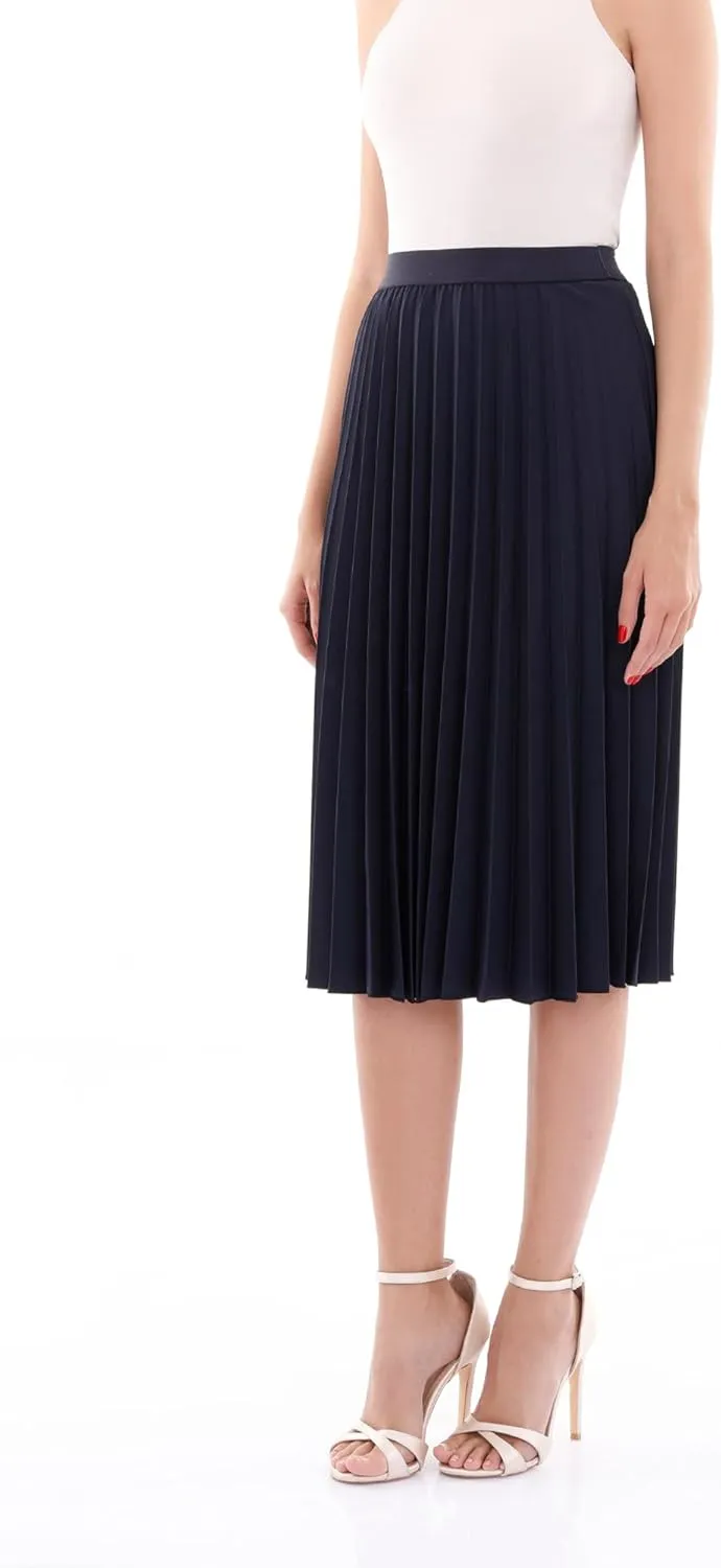 G-Line Midi Skirts for Women, Pleated Skirts for Women, High Waisted Skirt for Women, Knee Length Skirt, Women's Skirts