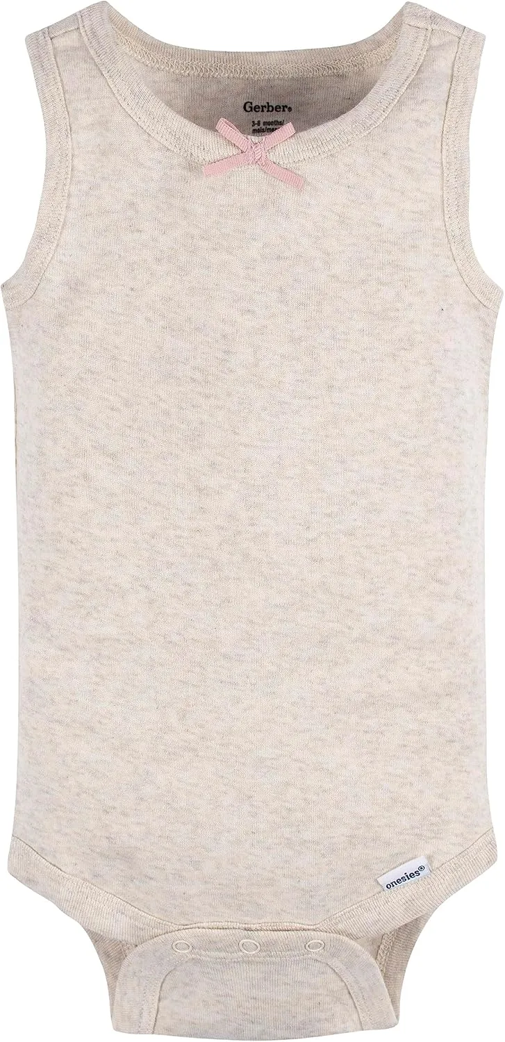 Gerber Baby Boys Multi-Pack Sleeveless Onesies Bodysuit