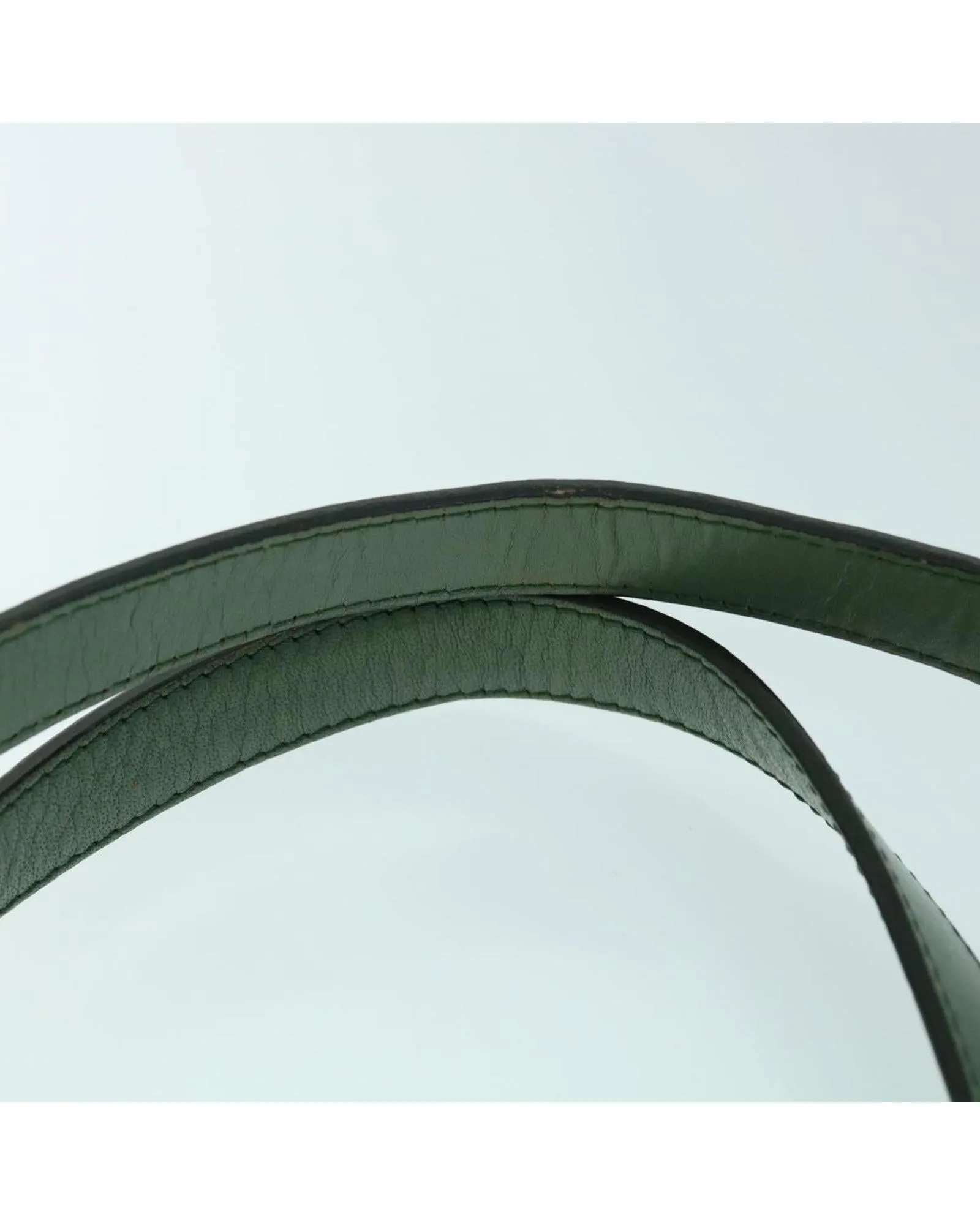 Green Leather Tote Bag
