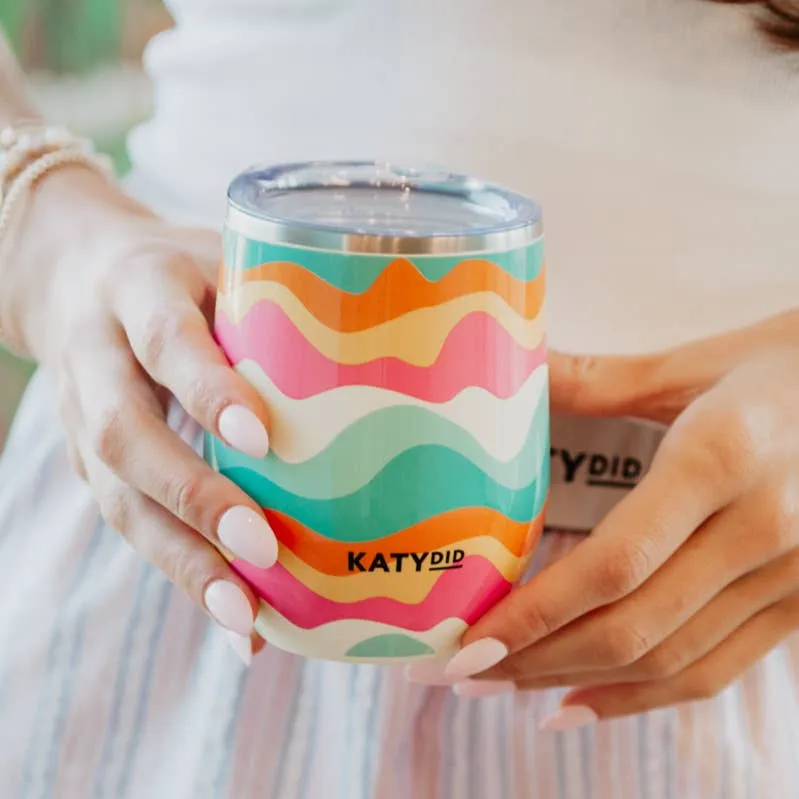 Groovy Glam Wine Tumbler