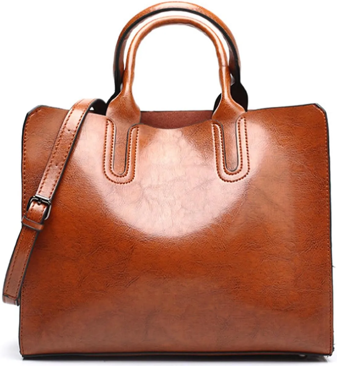 Handbag for Women,PU Leather Shoulder Bag Fashion Top-Handle Satchel Large Tote Purse