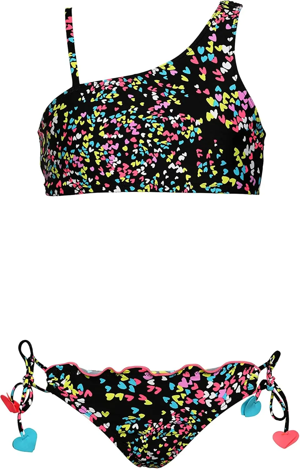 Hobie Girls One Shoulder Bra & H