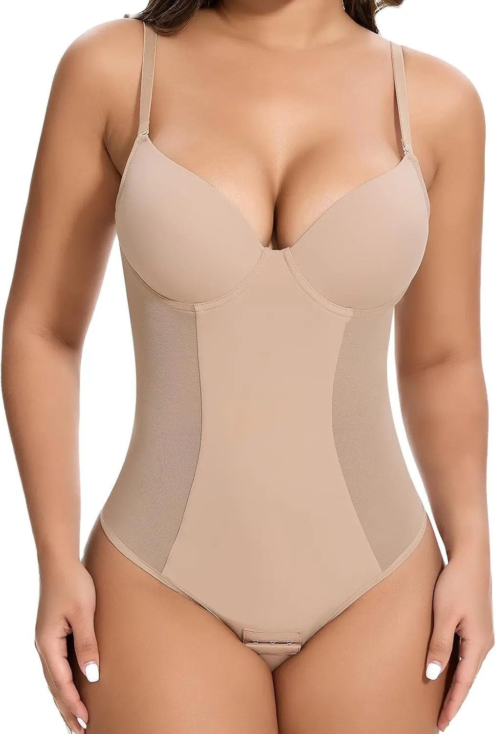 JOYSHAPER Shapewear Bodysuit Built in Bras for Women Tummy Control Shapewear with Bra Slimming Body Shaper Tops