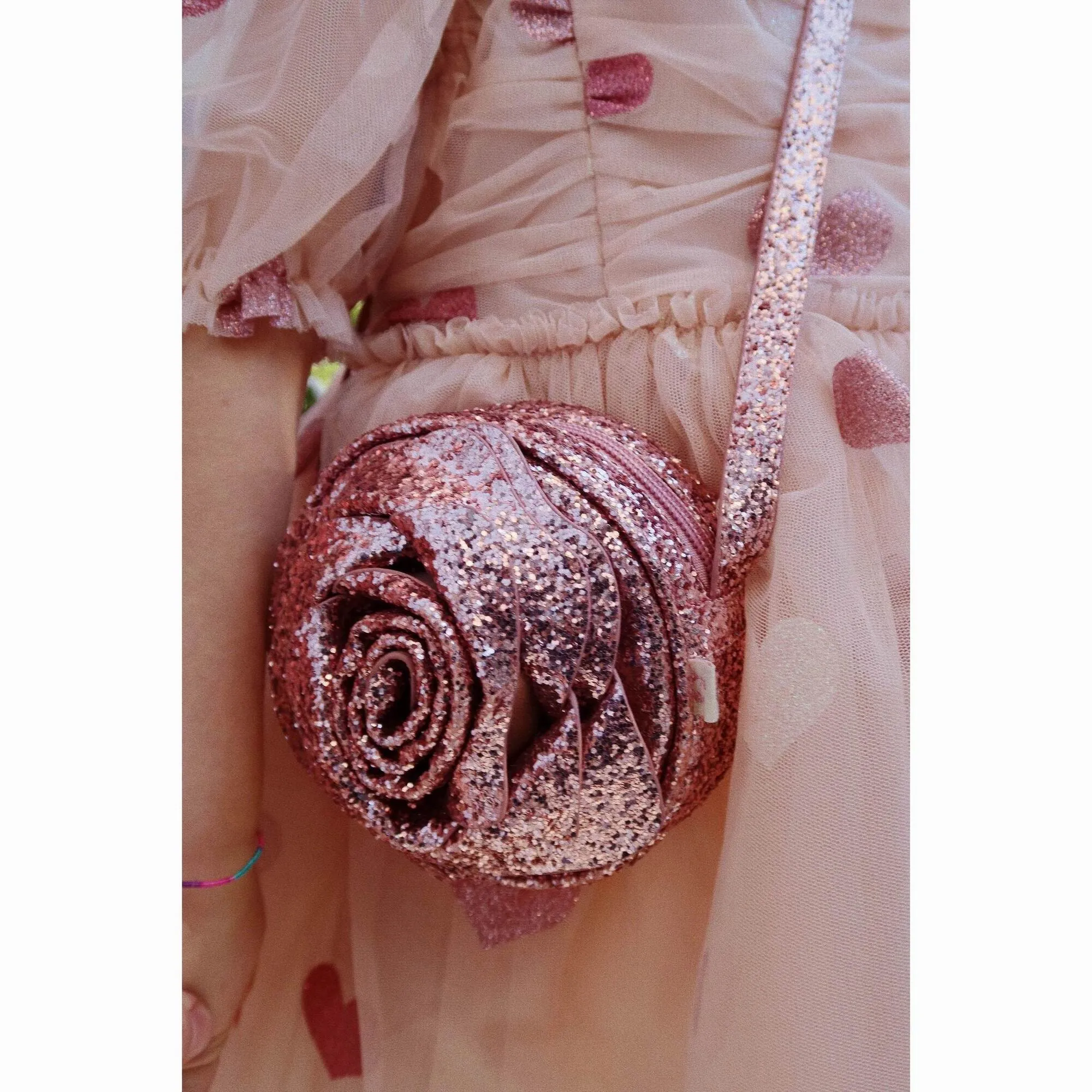 Konges Sløjd Rose Glitter Bag-Glitter Rose