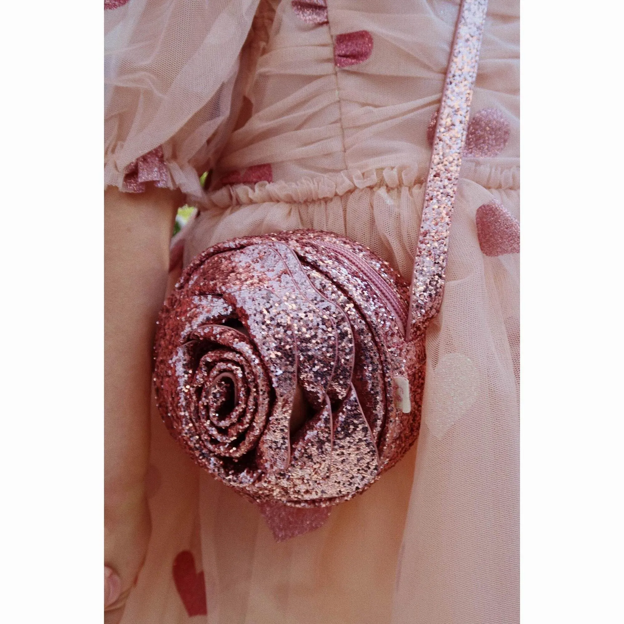 Konges Sløjd Rose Glitter Bag-Glitter Rose