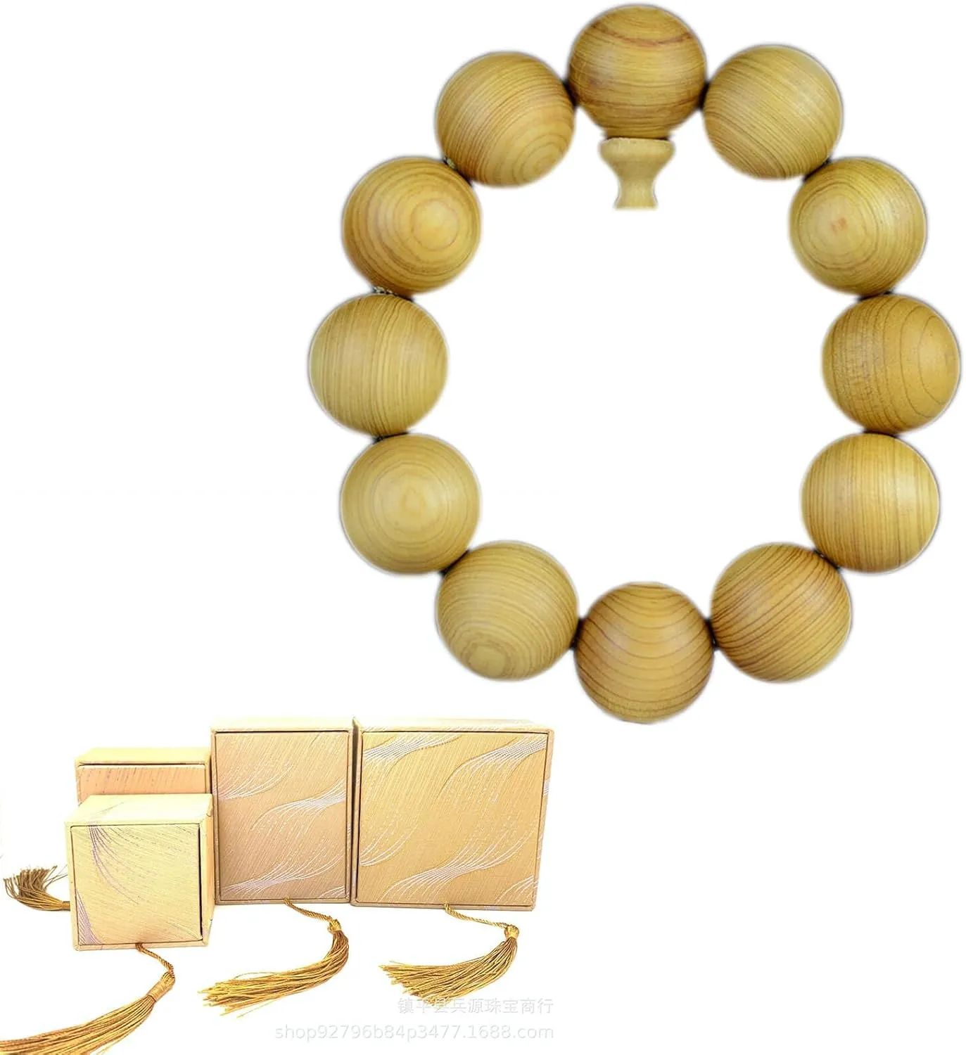 Litex Cliff Cypress Bracelet, High Cliff Cypress Wooden Beads Bracelets, Natural Taihang Cliff Cypress Bracelet, Women Men Meditation Handmade Stretch Bracelets Yoga Jewelry