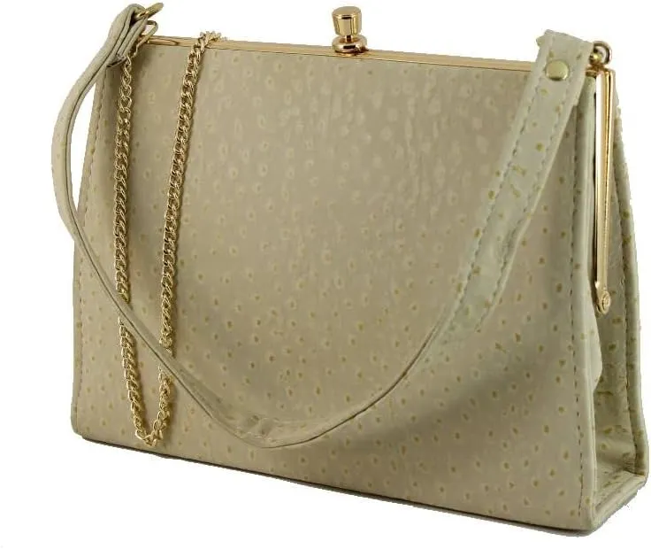 LONI womens clutch bag handbag vintage retro wedding evening purse