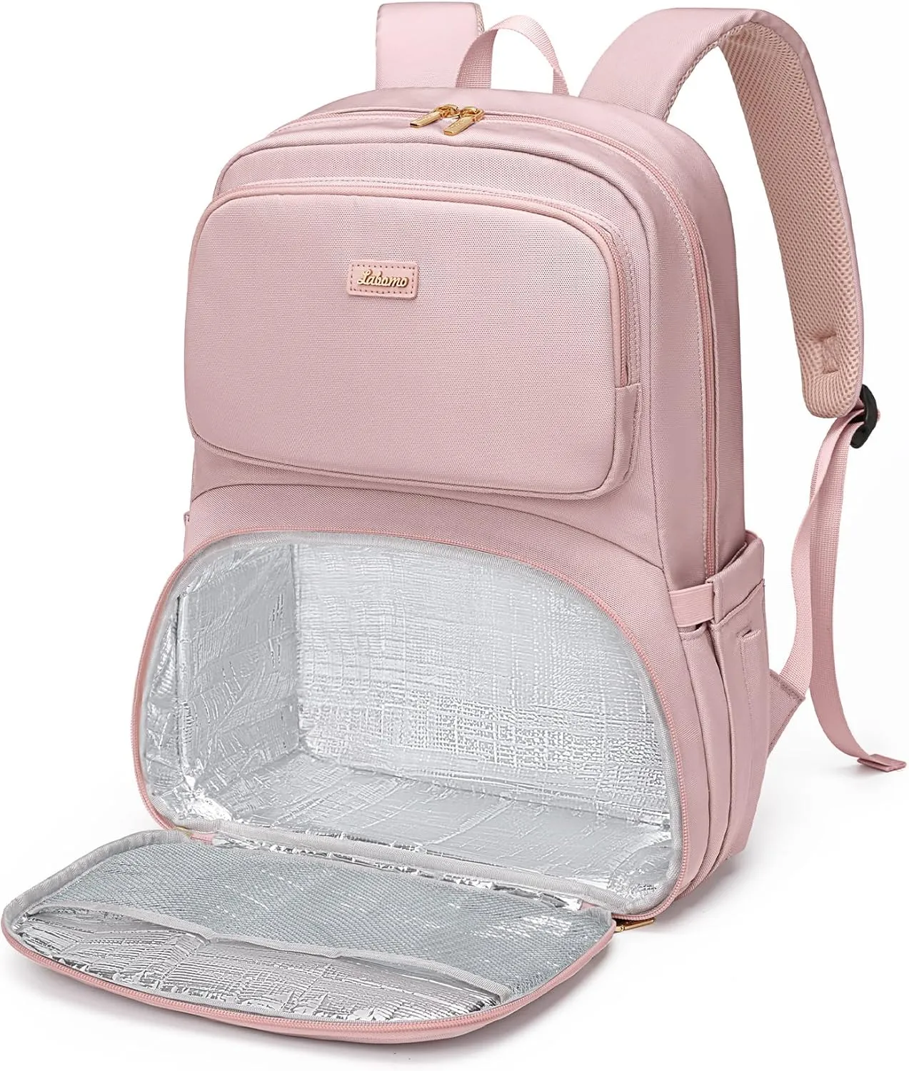 Lunch Backpack for Women Men 16 Inch Laptop Backpack with Leak Proof Lunch Compartment Picnic Big Traveling Bag Meal Prep bags for Daily Commuter Travel