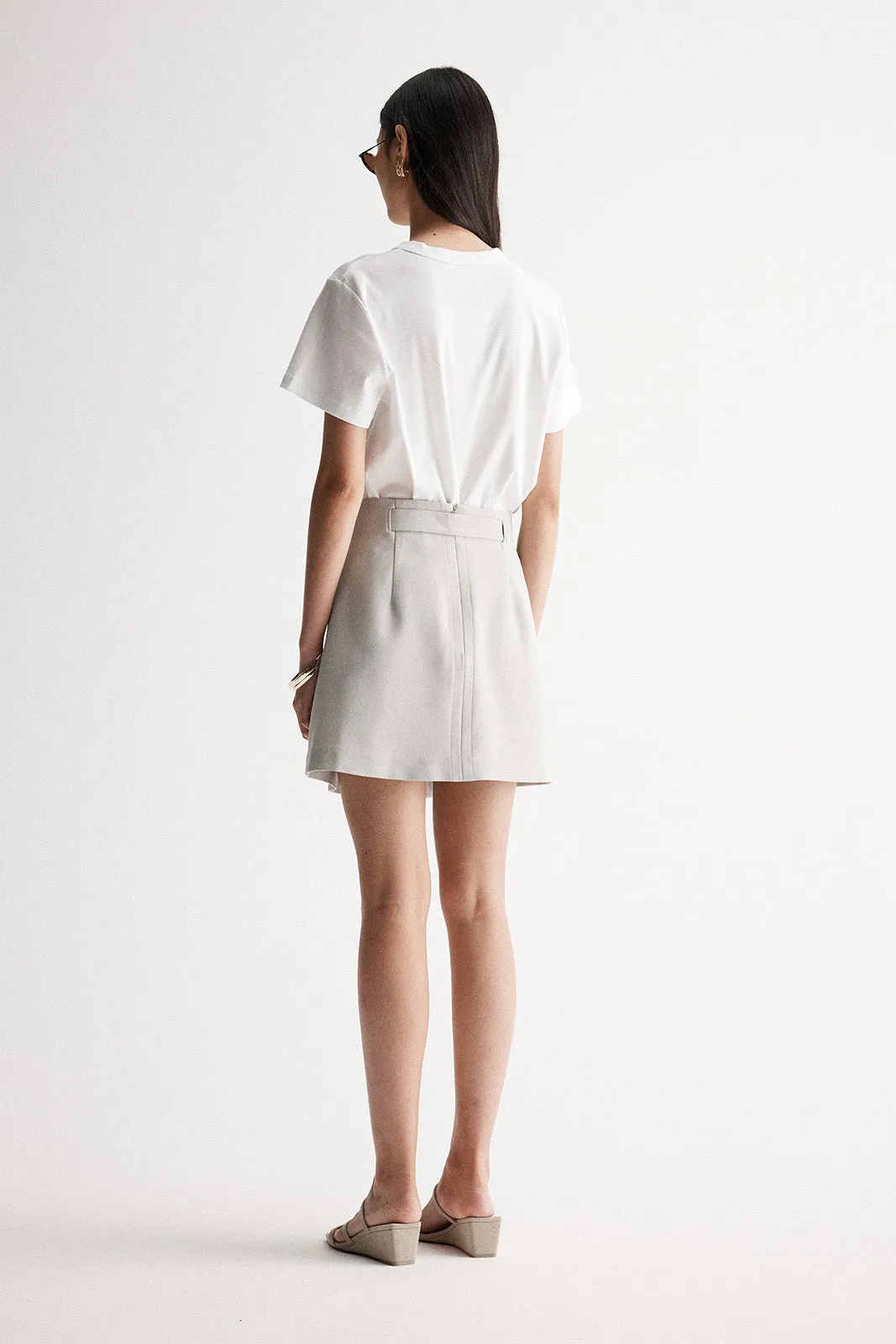 Maeve Skirt Pebble