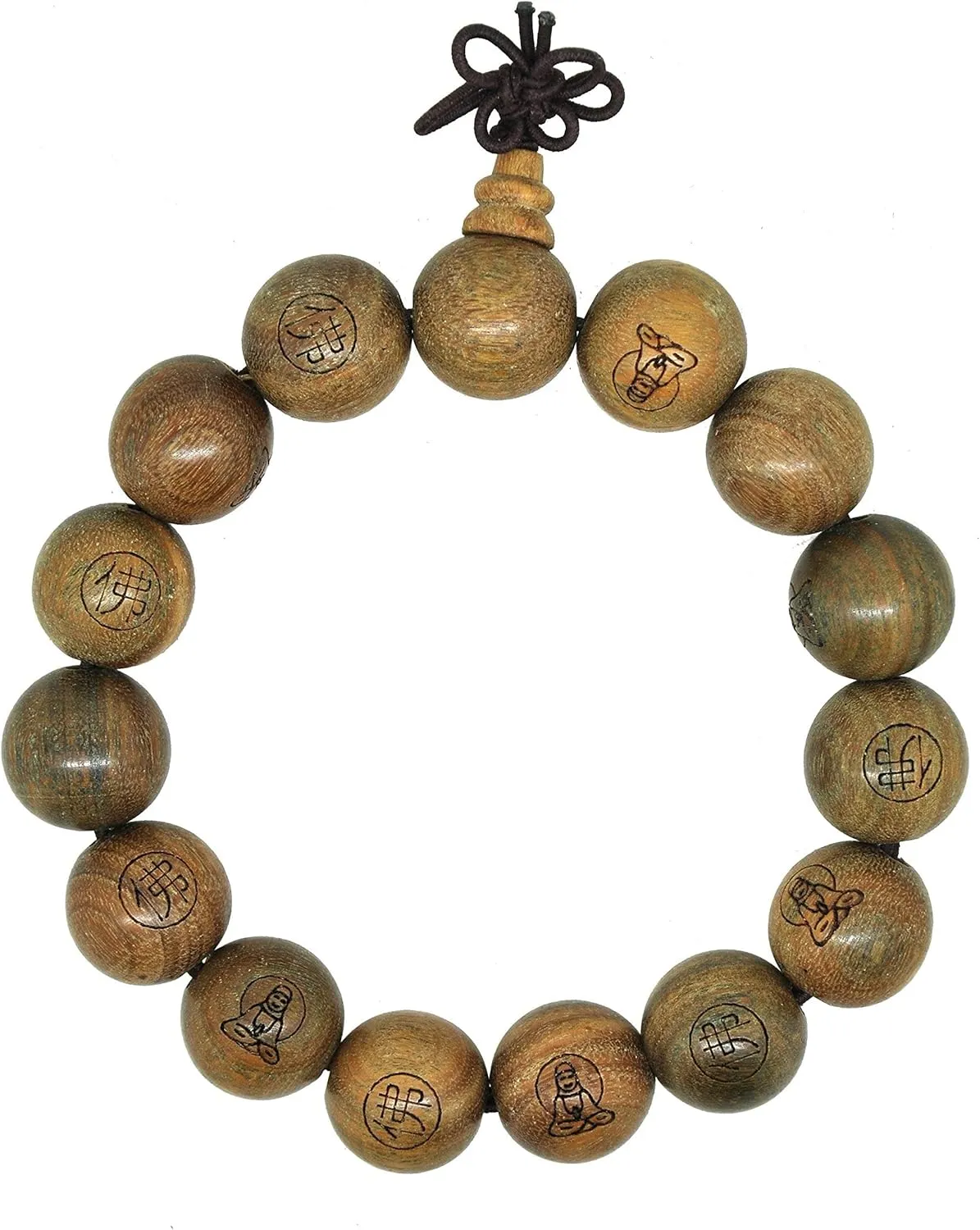 Mandala Crafts Mala Bracelet Wood Buddhist Prayer Beads for Men Women  Mala Wrist Meditation Beads Buddhist Bracelet - Tibetan Prayer Beads Bracelet
