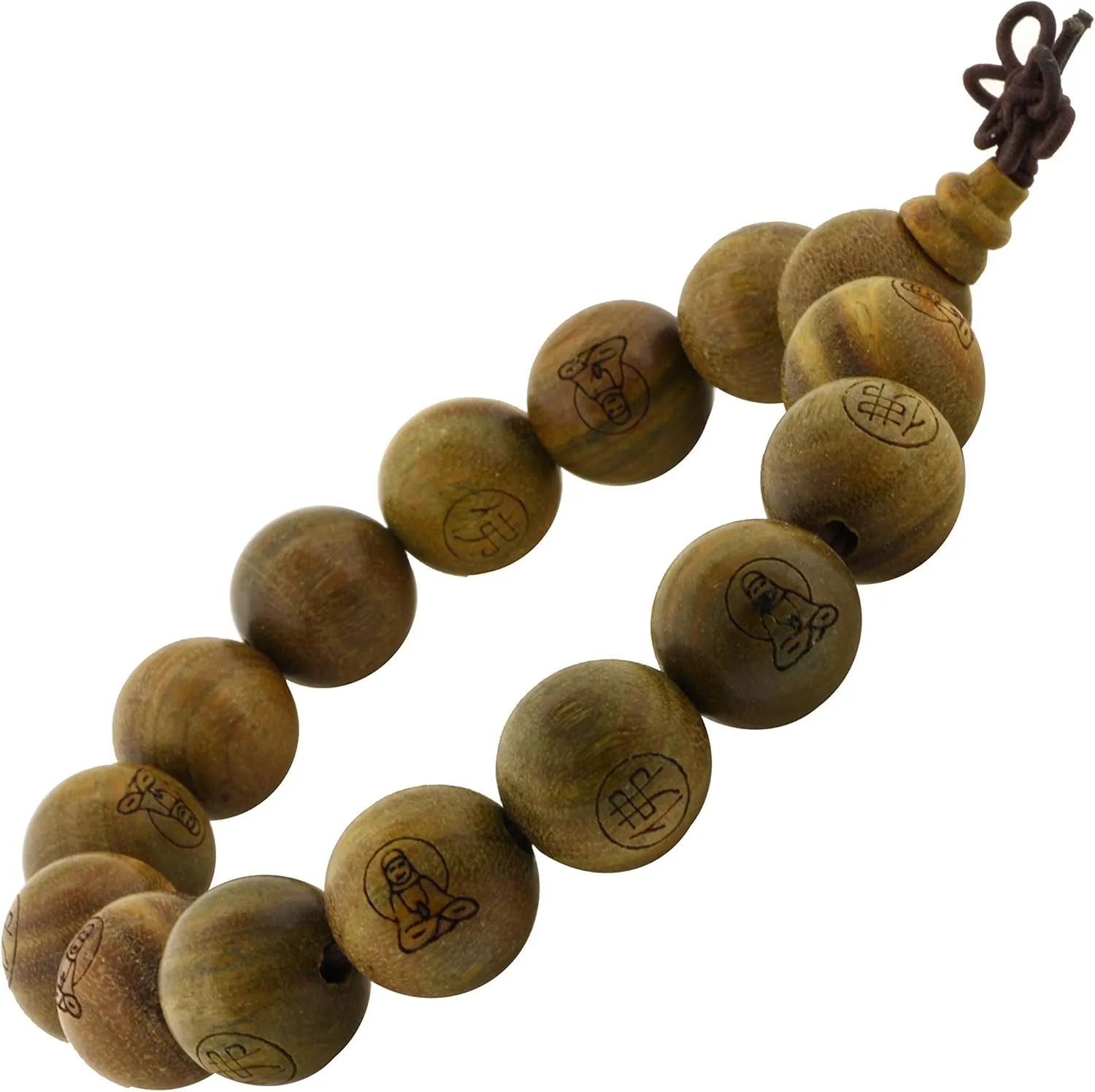 Mandala Crafts Mala Bracelet Wood Buddhist Prayer Beads for Men Women  Mala Wrist Meditation Beads Buddhist Bracelet - Tibetan Prayer Beads Bracelet