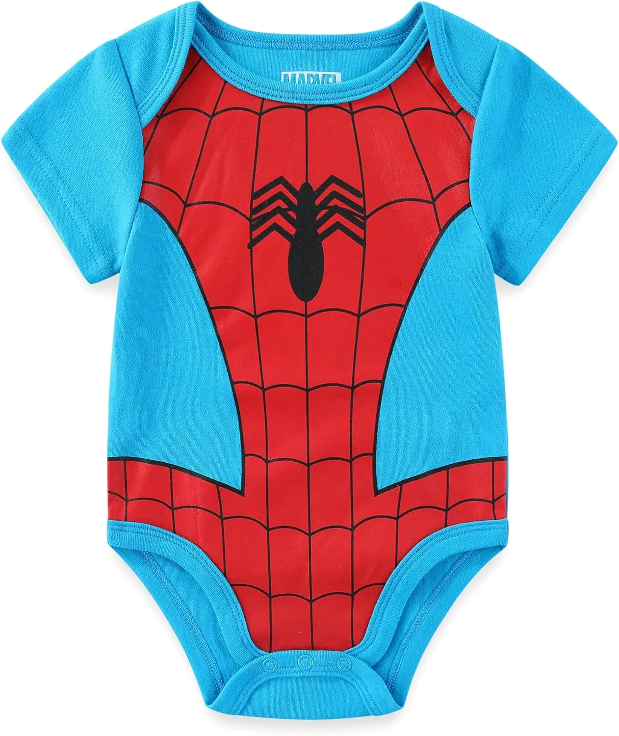 Marvel Avengers Baby Boys 5 Pack Short Sleeve Bodysuit for Newborn and Infants
