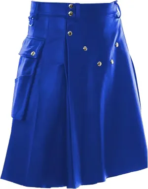 Mens Fashion Casual Scottish Plaid Contrast Pocket Pleated Skirt Mens Kilts Utility Kilt Accessories Leather Men