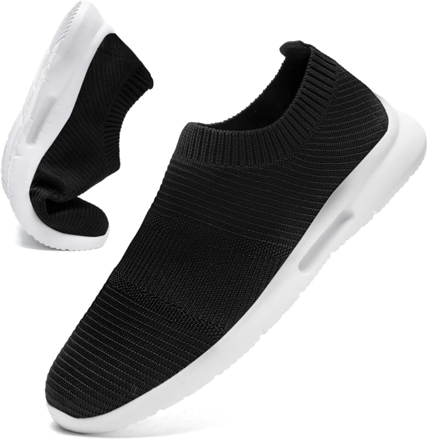 Mens Slip on Shoes Tennis Sports Sneakers Lightweight Casual Dress Summer Beach Slippers