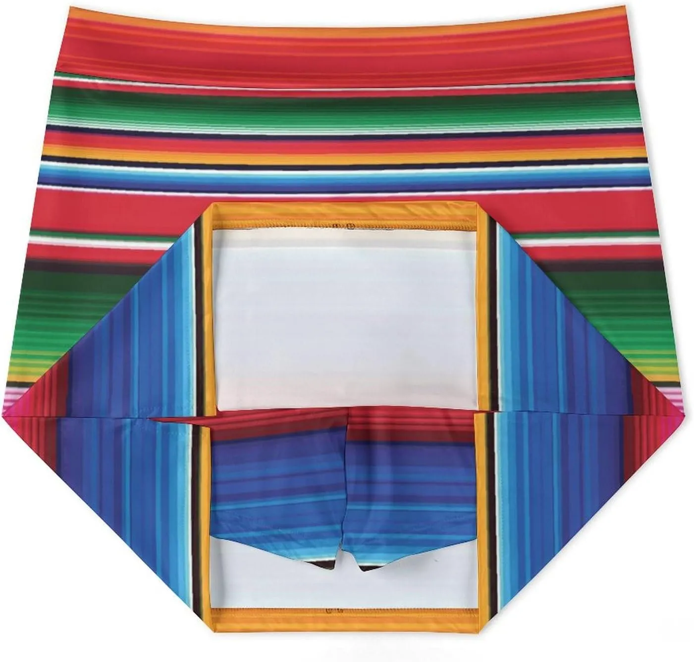 Mexican Stripe Shorts Skirt Women Tenis Skirt Light Proof Trouser Skirts High Waist Single Pocket A Line Sport Skorts