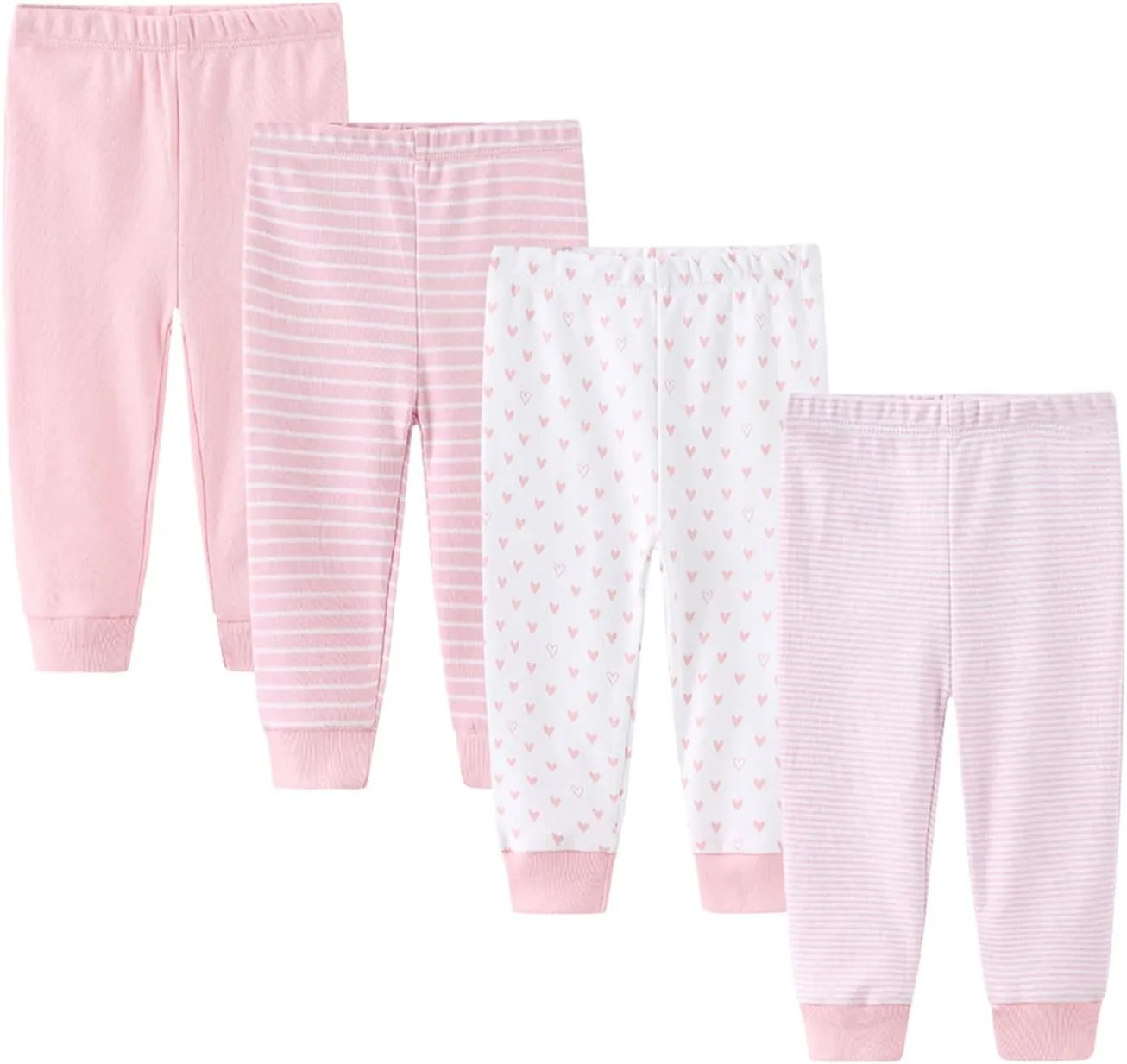 Newborn Baby Clothes Set - Short Sleeve Baby Boy Pants & Girl Bodysuits - Layette Sets