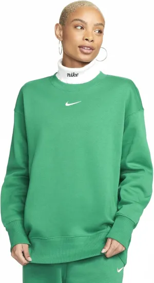 Nike Sportswear Phoenix Fleece Women's Oversized Crew-Neck Sweatshirt (US, Alpha, Small, Regular, Regular, Malachite)