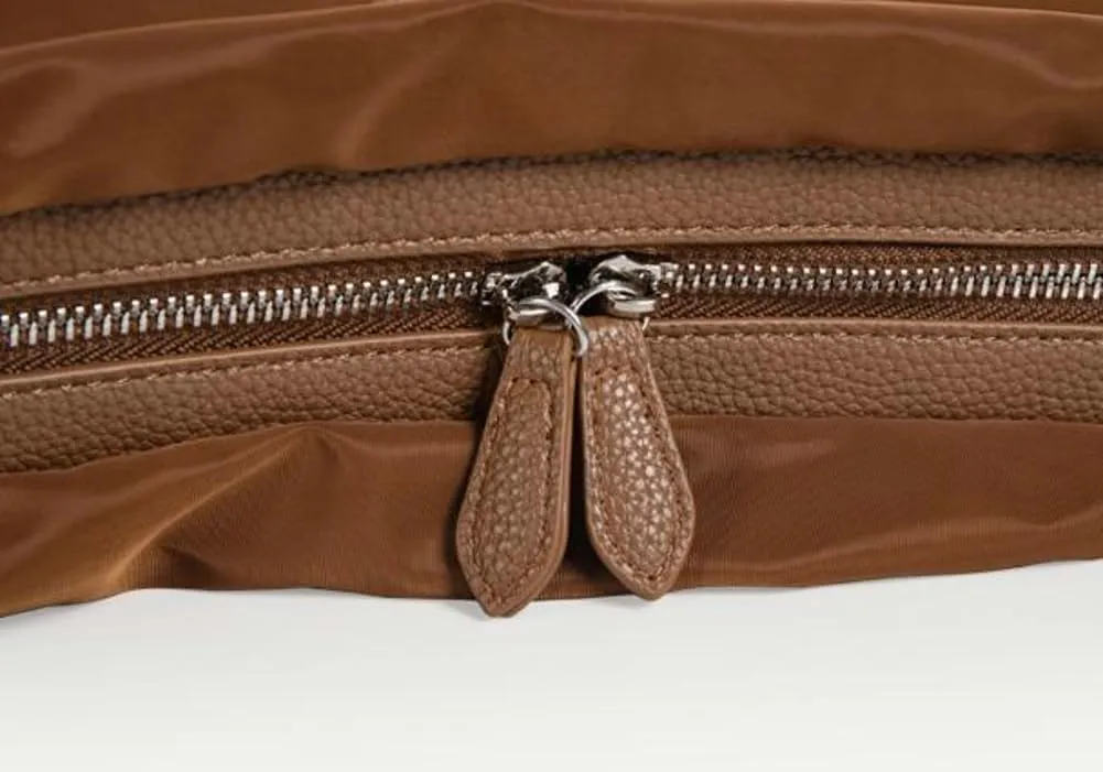 Nylon Tote Bags for Women 2Pcs Large Waterproof Crescent Shoulder Purse Underarm Hobo Bags Travel Work Tote handbag