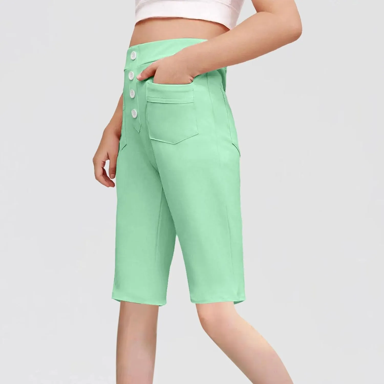 Pants for Kids Girl Boy Summer Fall Sport Gym Yoga High Cut Straight Leg Plain Pants Shorts Sweatpants Child 2025